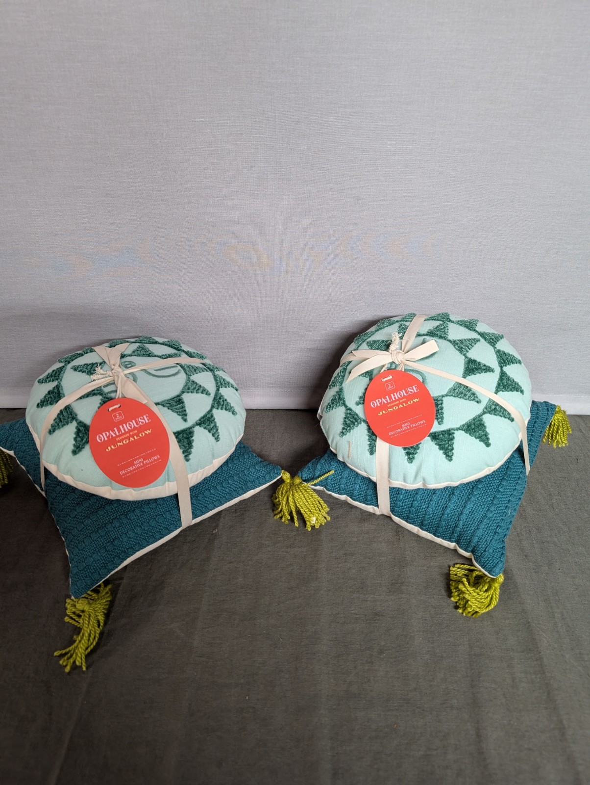 2 Sets Opal House 2-PK Mini Decorative Pillows