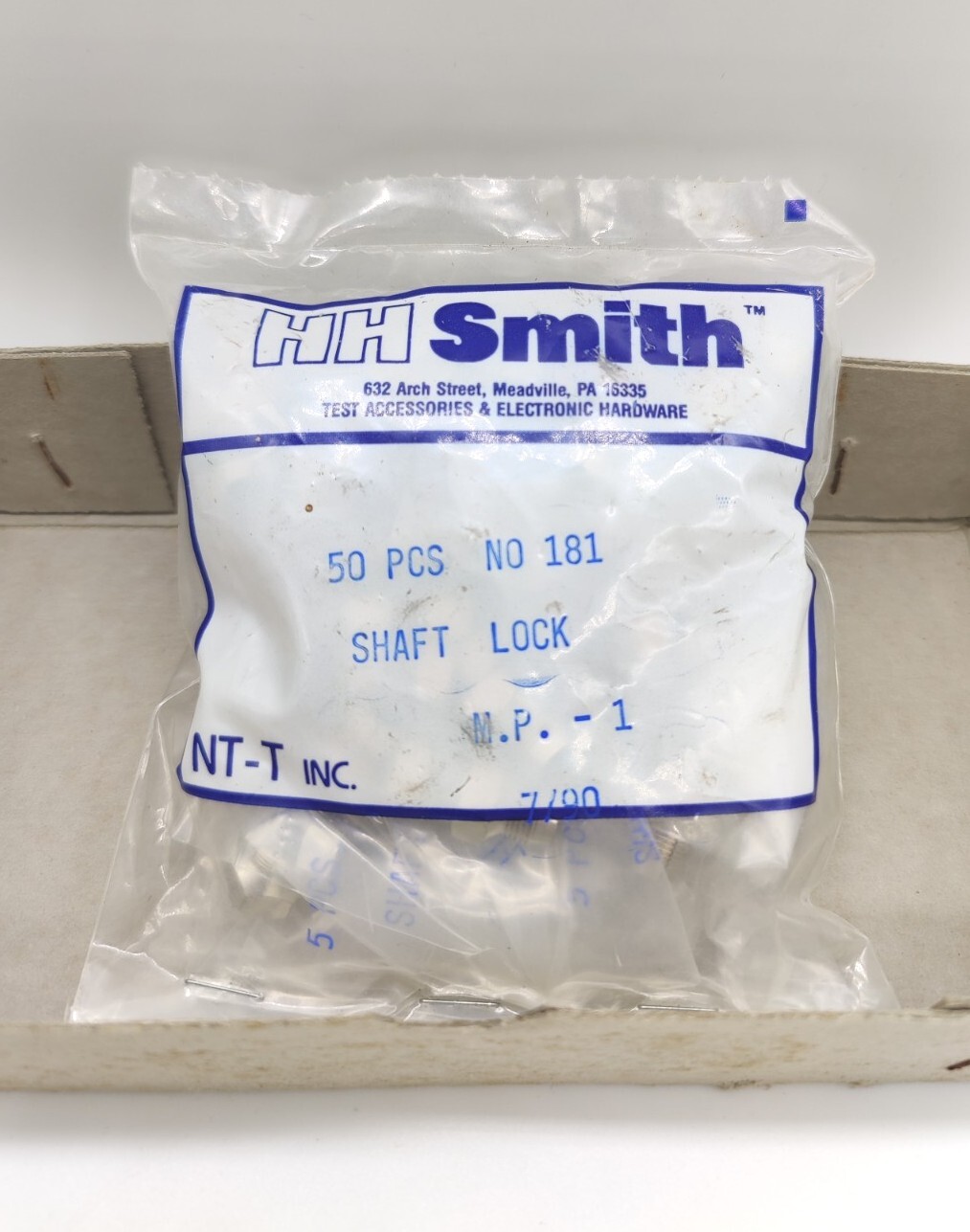 NEW HH SMITH 181 SHAFT LOCK 50 PIECES NEW HH SMITH 181 SHAFT LOCK 50 PIECES