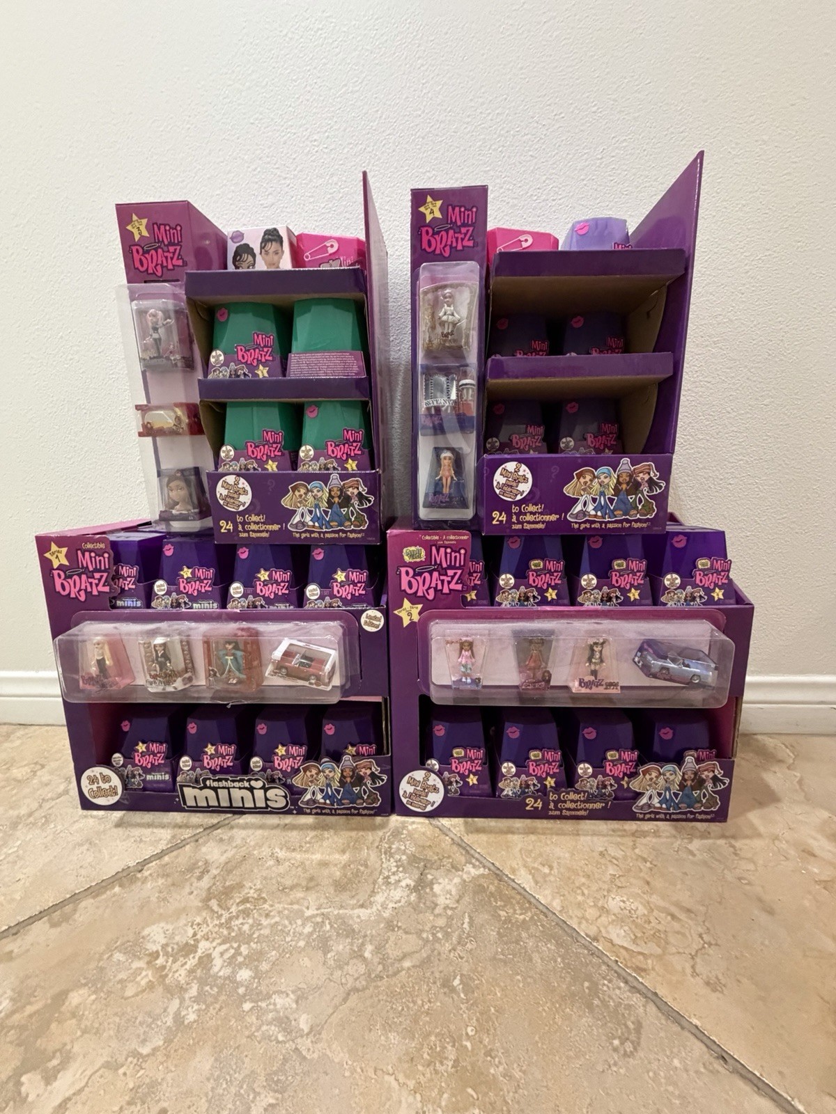 Mini Bratz Series 1-4 Empty Display Cases With Empty Cases Included. Mini Bratz Series 1-4 Empty Display Cases With Empty Cases Included.