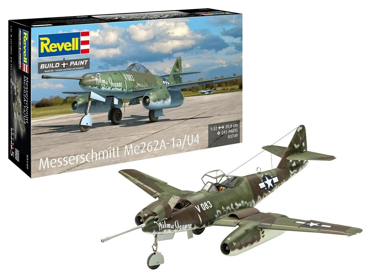 Revell - Messerschmitt Me 262A-1a/U4, 1/32, 03749