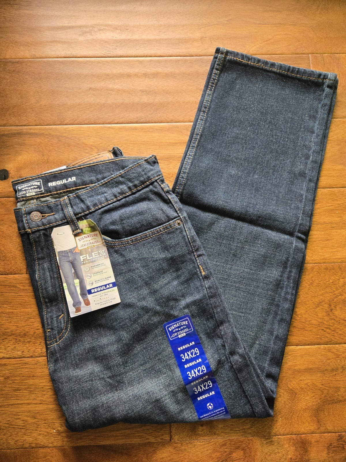 Levis Signature Gold Flex Performance Jeans Regular 34x29