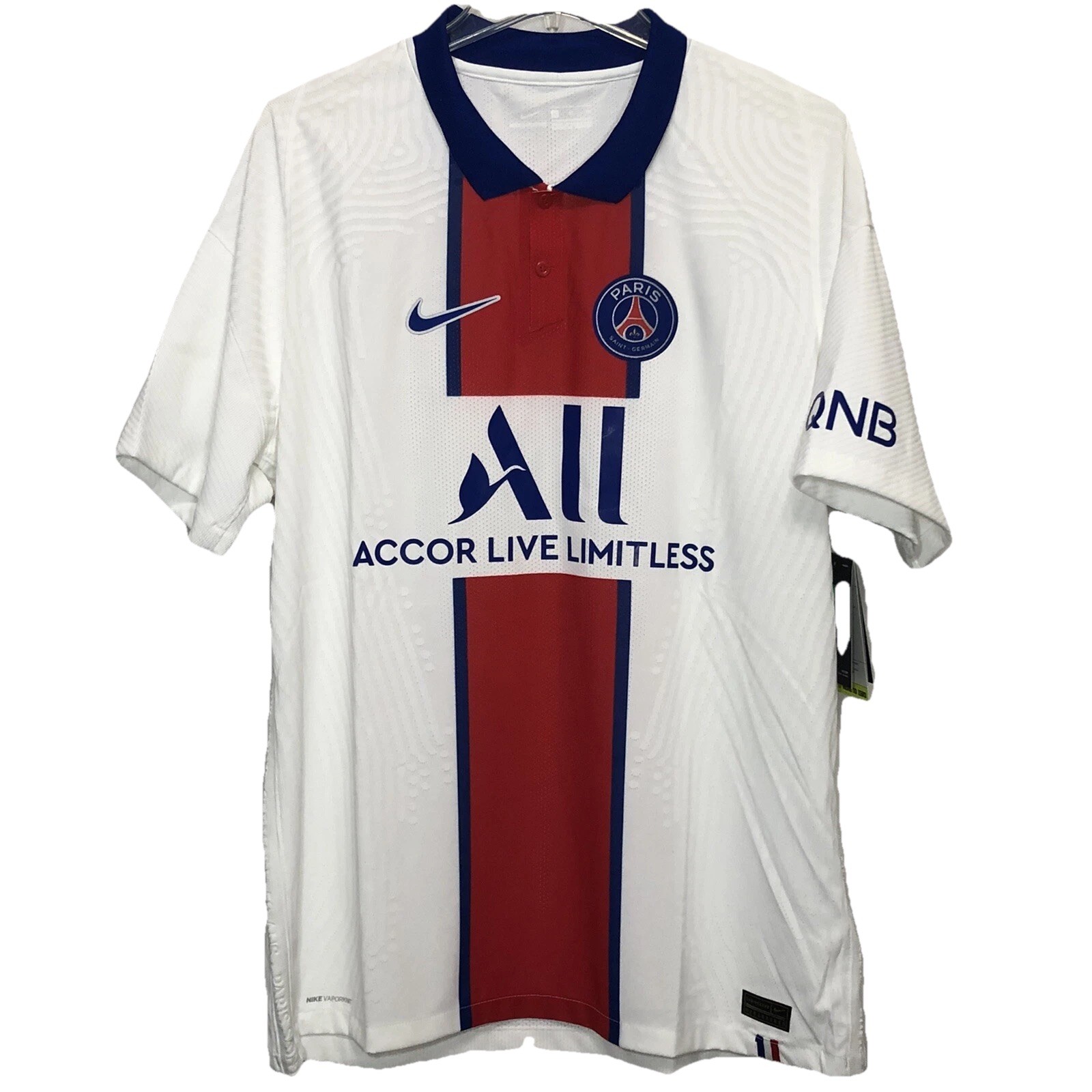 Nike Paris Saint-Germain Soccer Game Jersey Vaporknit Match Away Men XL New Nike Paris Saint-Germain Soccer Game Jersey Vaporknit Match Away Men XL New