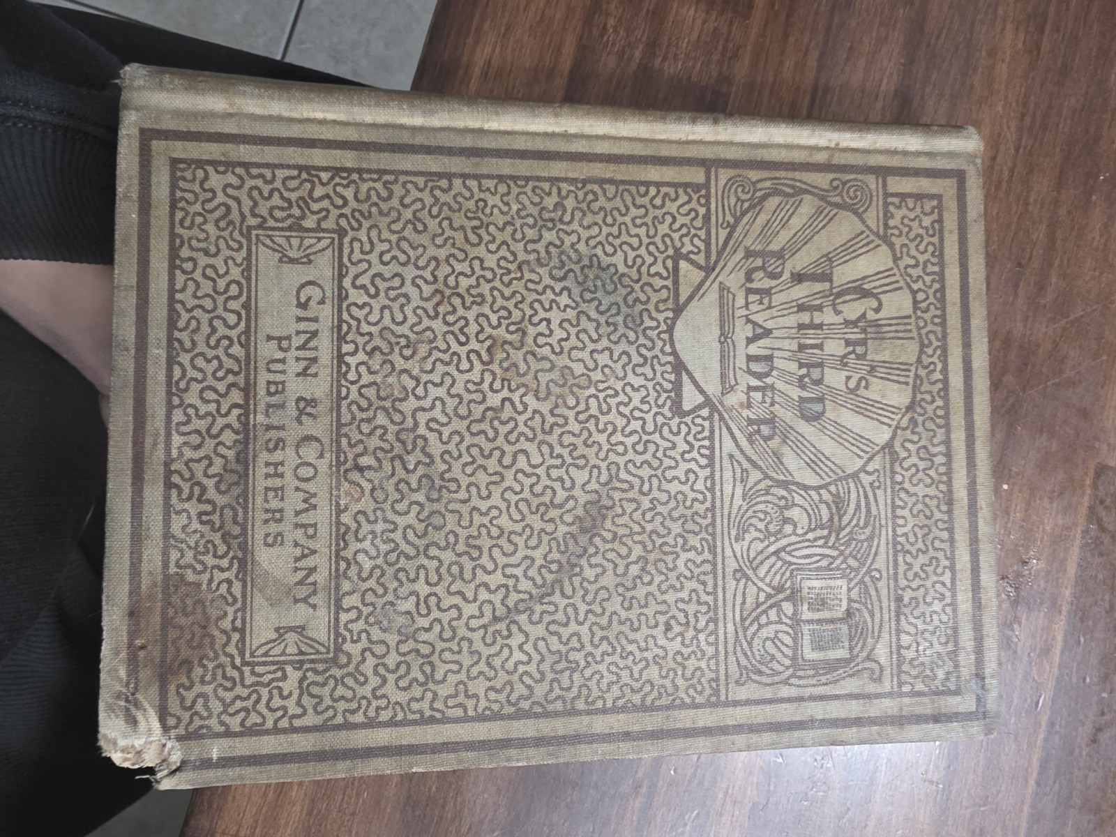 Antique 1901 Cyr's Third Reader Hrdcover Schoolbook  Ellen M Cyr, Ginn & Company