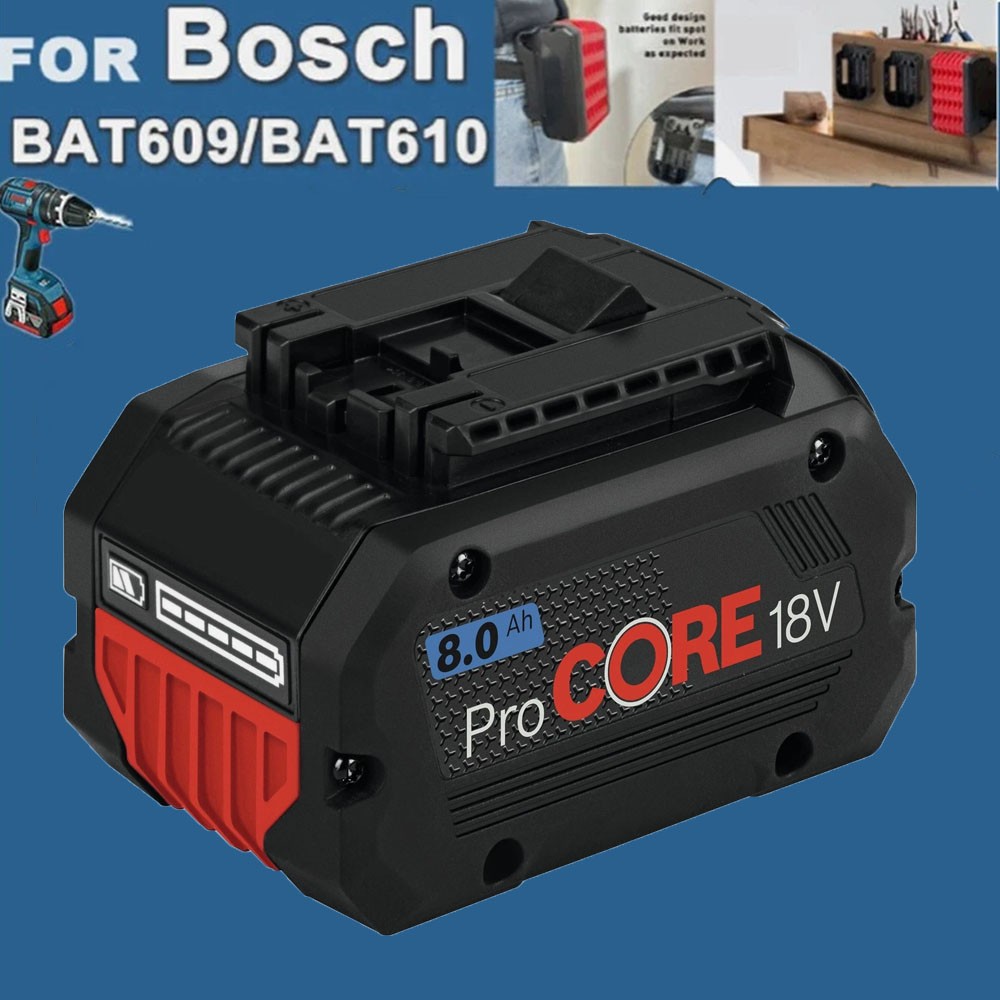 For Bosch 18V 8.0Ah Lithium-Ion Battery Professional GBA BAT609 BAT620 BAT610 US