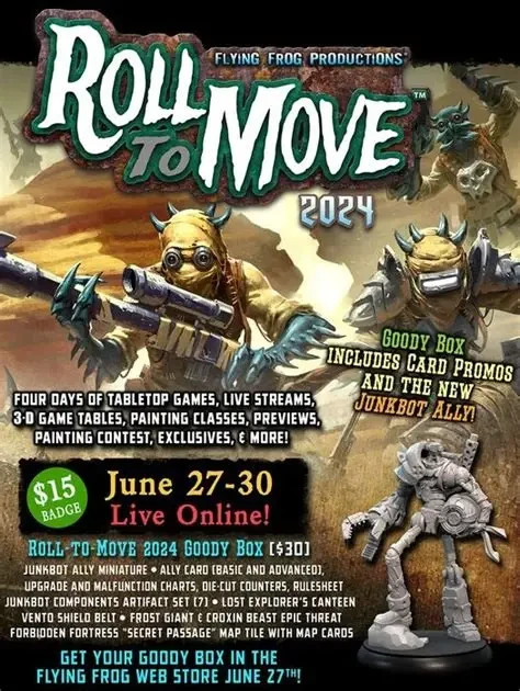 Shadows of Brimstone 2024 Roll-To-Move Goody Box NEW & COMPLETE Flying Frog