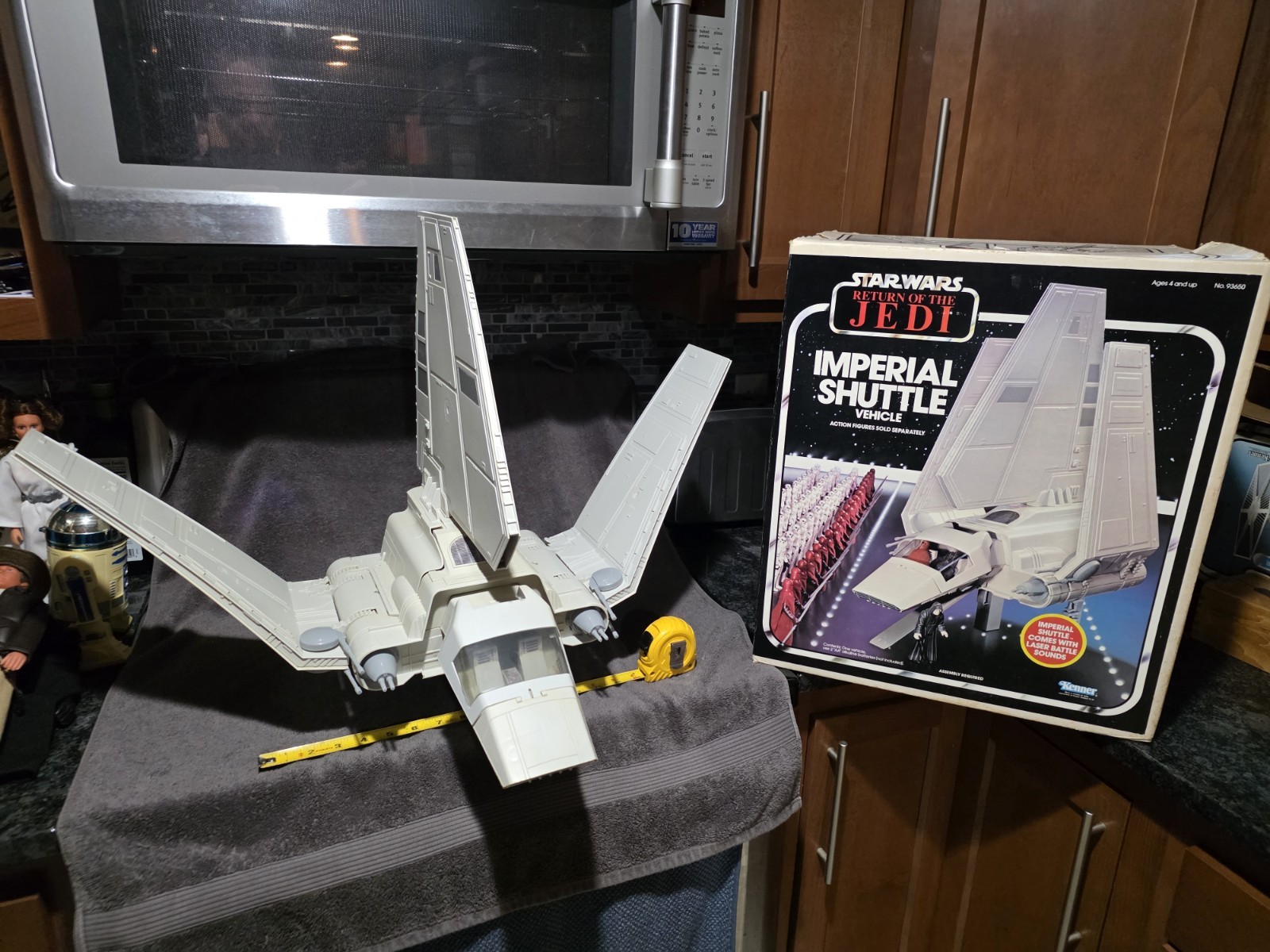 VINTAGE KENNER STAR WARS IMPERIAL SHUTTLE W BOX INSTR, INSERTS  COMPLETE 1983 