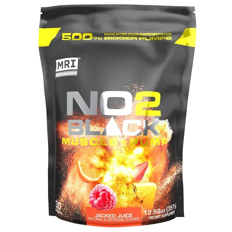 MRI Performance NO2 Black Pre-Workout Nitric Oxide Pump S7 Citrulline 30 Serving