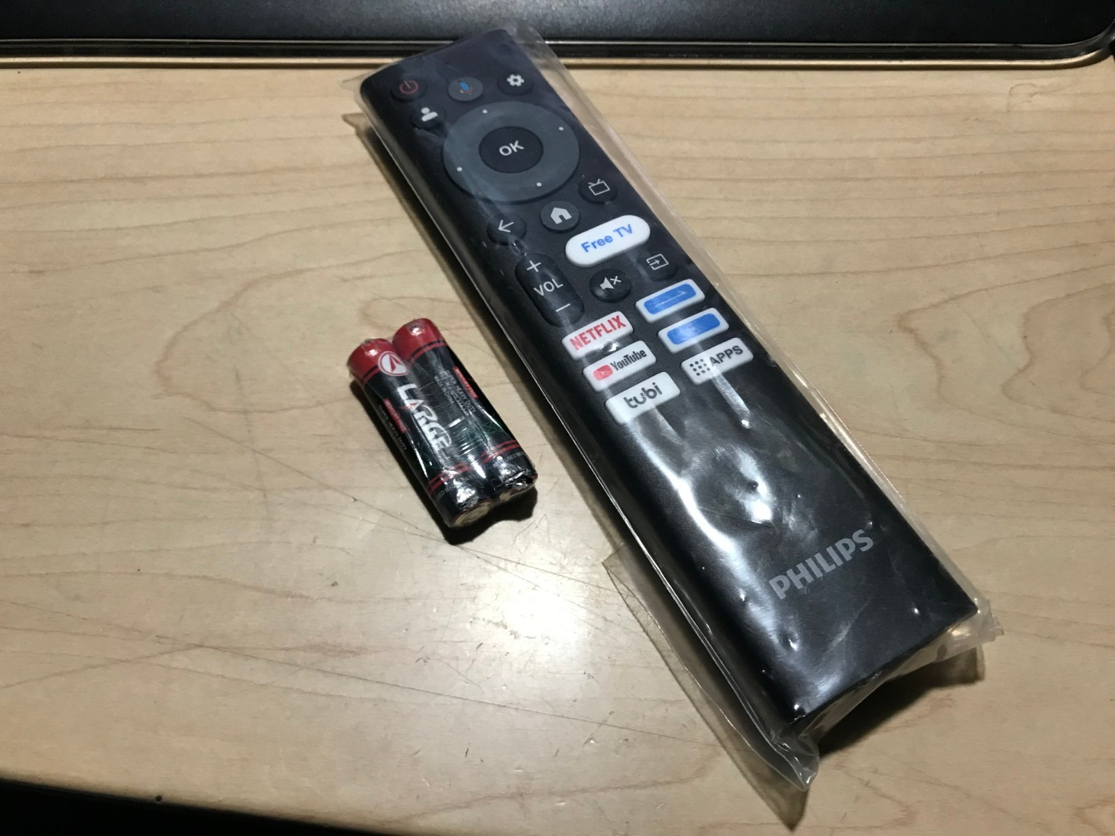 Philips 60PQL7456/F7 HS-8AD OEM Remote w Batteries 75PQL7456/F7 / 100PQL7556/F7