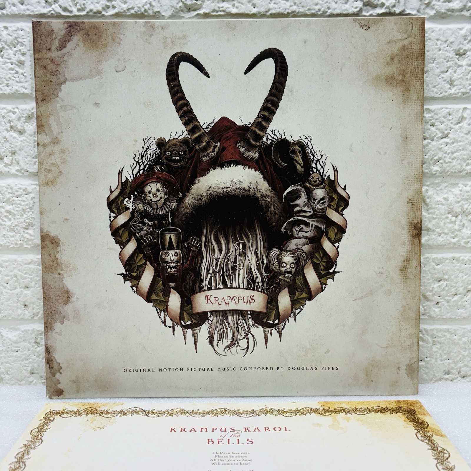 Krampus Original  Soundtrack OST by Douglas Pipes READ •NM SLEEVE & INSERT ONLY‼