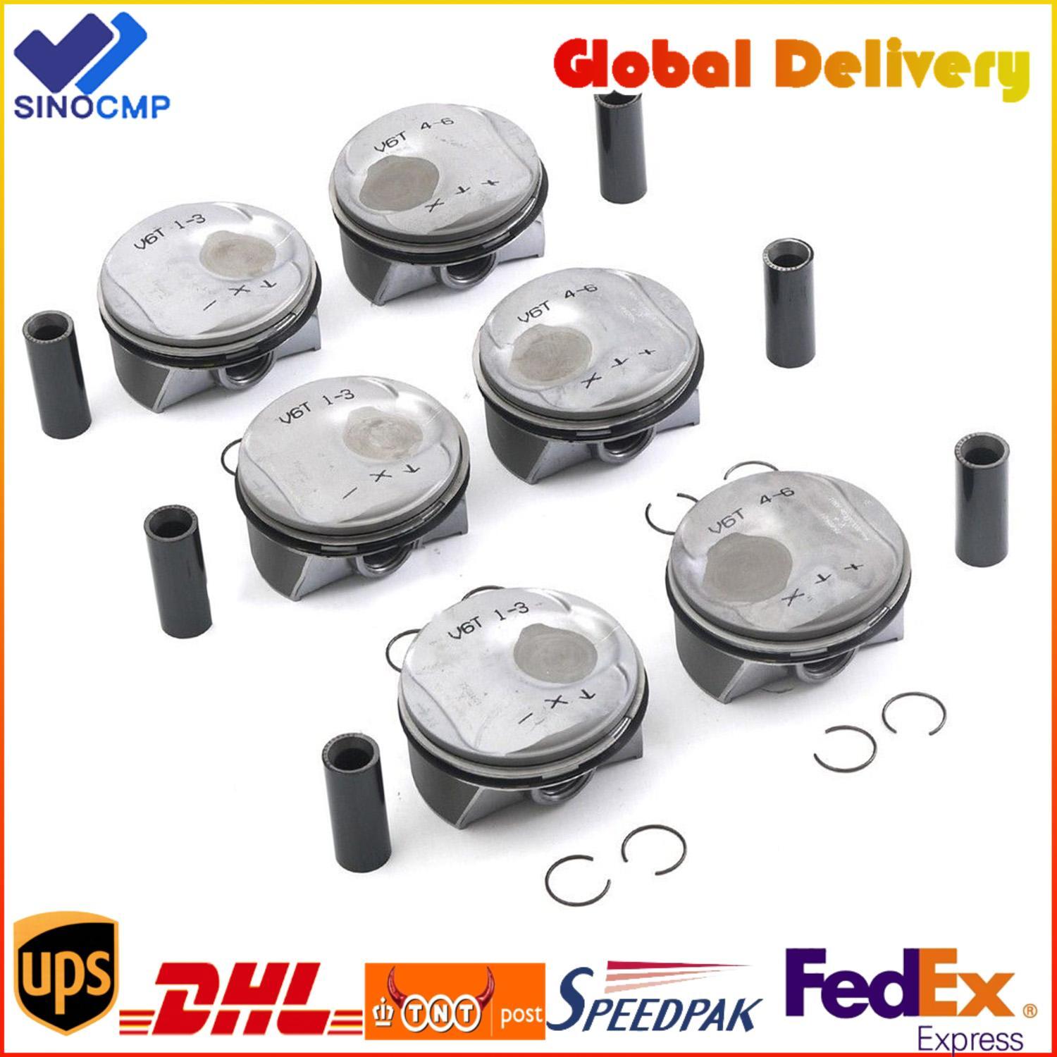 6x Pistons Rings Set STD Φ96mm For Porsche Macan Panamera S 4S 3.0T V6 970 95B * 6x Pistons Rings Set STD Φ96mm For Porsche Macan Panamera S 4S 3.0T V6 970 95B *