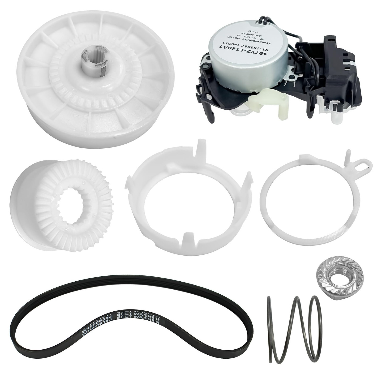 W10913953 W11481722 Washer Shift Actuator & W10721967 Pulley Clutch Kit