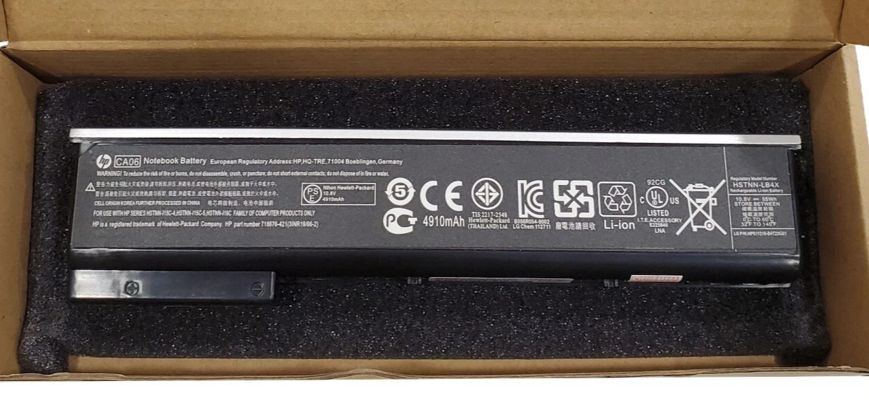 Genuine CA06 CA09 Battery ProBook 640 645 650 655 G0 G1 718677-421 HSTNN-LB4X