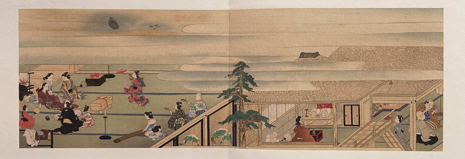 Ukiyoe-ha-gashu,  1906, Japanese antique woodblock print, Hanabusa Icho