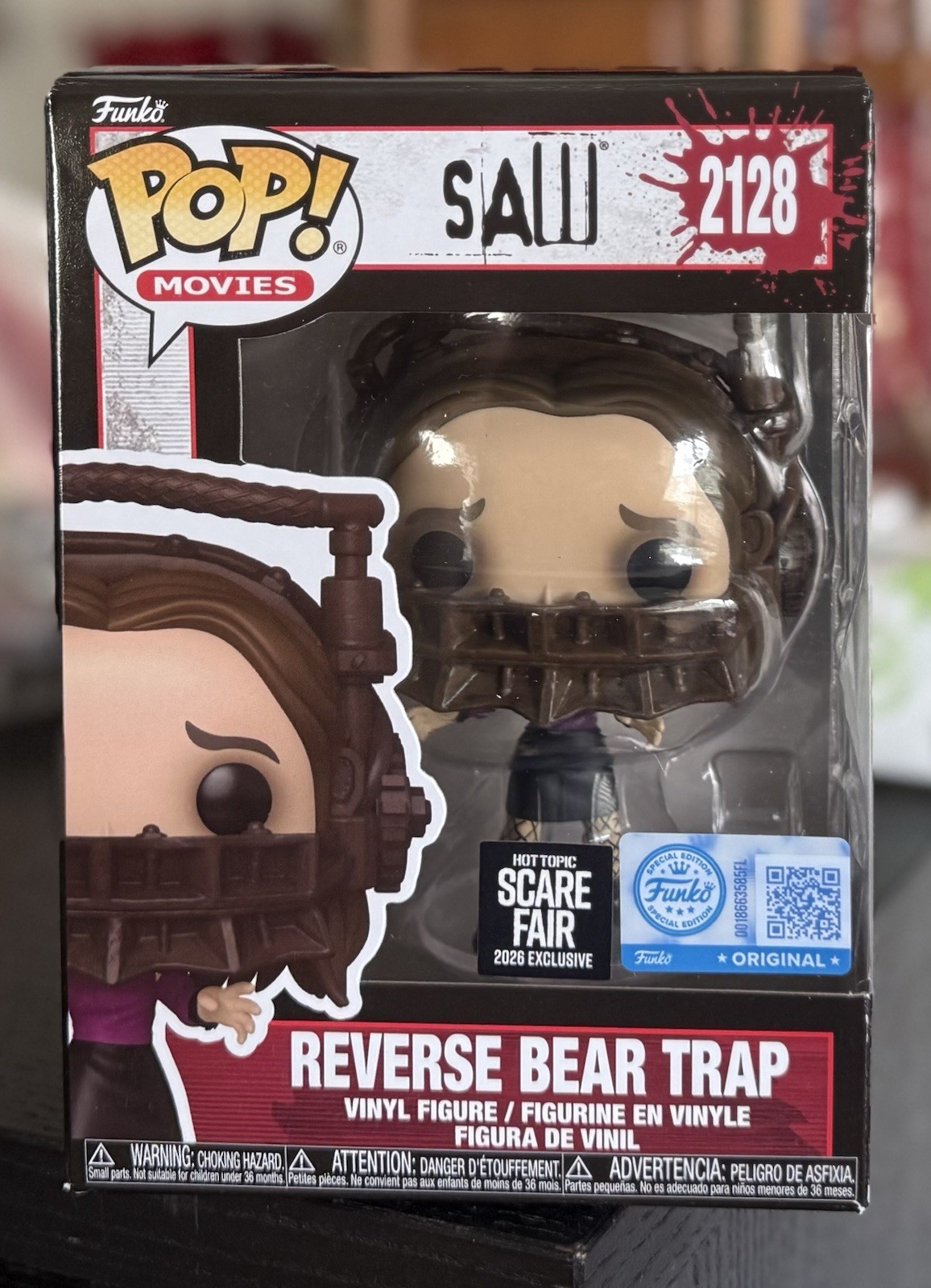 Funko Pop: REVERSE BEAR TRAP (Amanda) #2128 Hot Topic SCARE FAIR 2026 IN HAND Funko Pop: REVERSE BEAR TRAP (Amanda) #2128 Hot Topic SCARE FAIR 2026 IN HAND