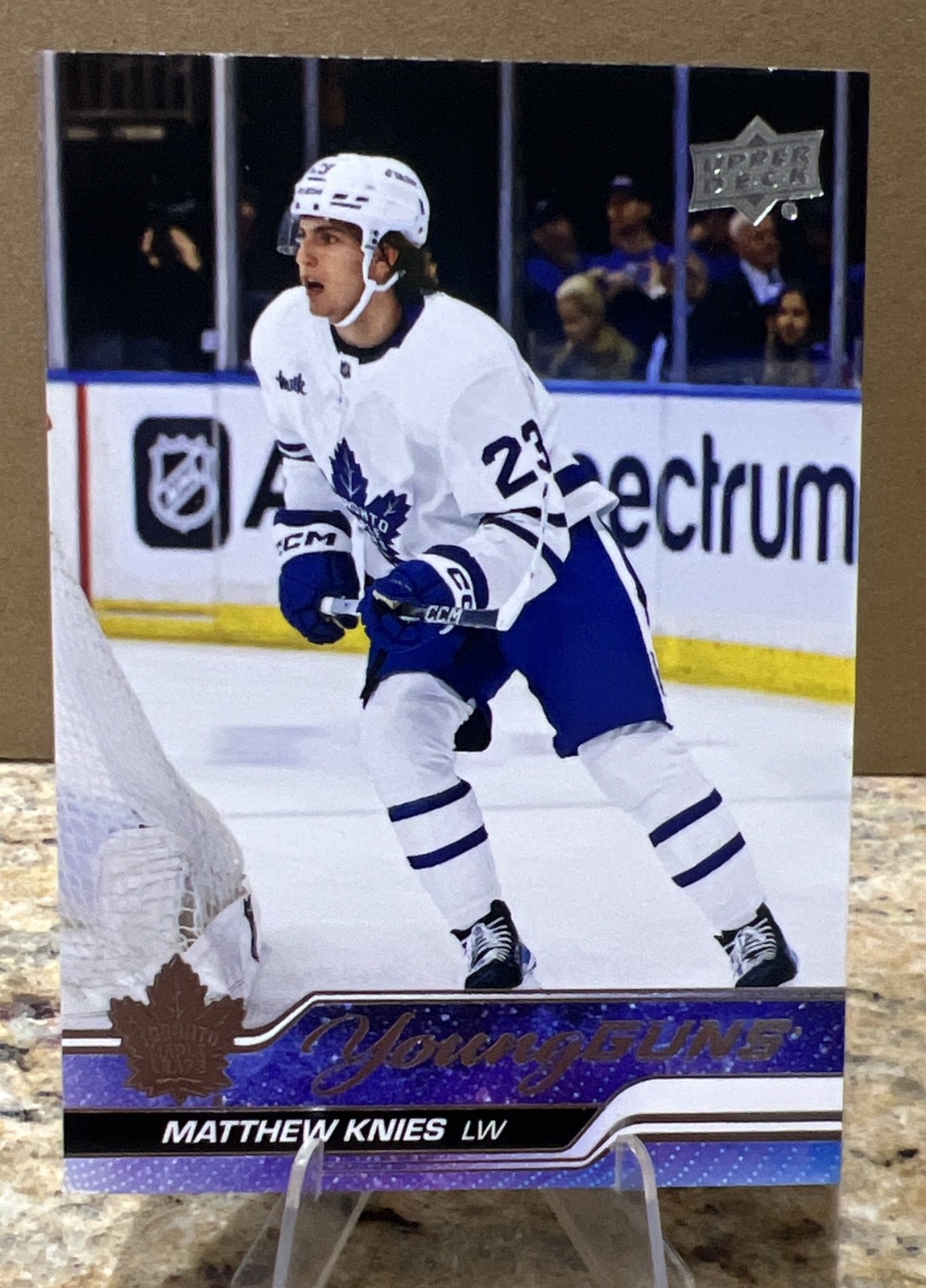 2023-24 Upper Deck - Matthew Knies YOUNG GUNS Toronto Maple Leafs #222 (RC)