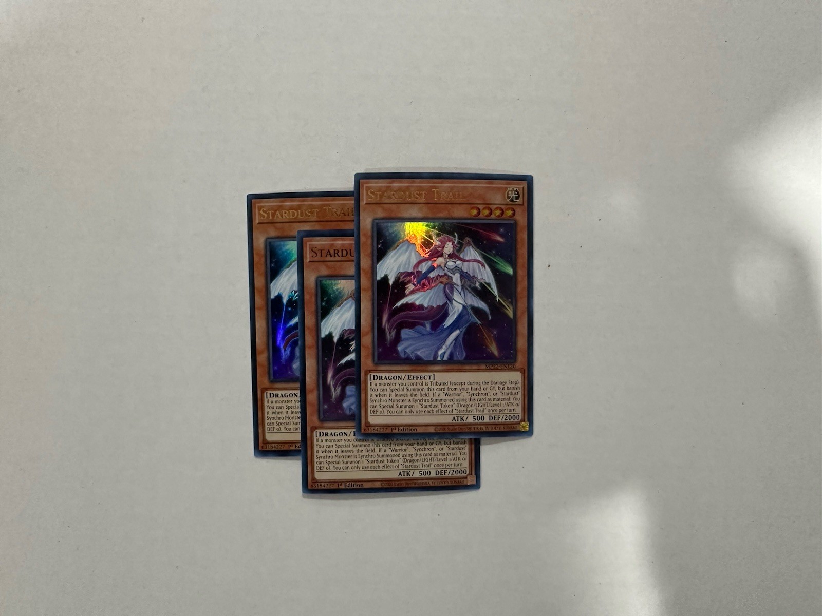 3x Stardust Trail - MP22-EN120 - Ultra Rare - 1st Edition Yu-Gi-Oh M/NM 3x Stardust Trail - MP22-EN120 - Ultra Rare - 1st Edition Yu-Gi-Oh M/NM