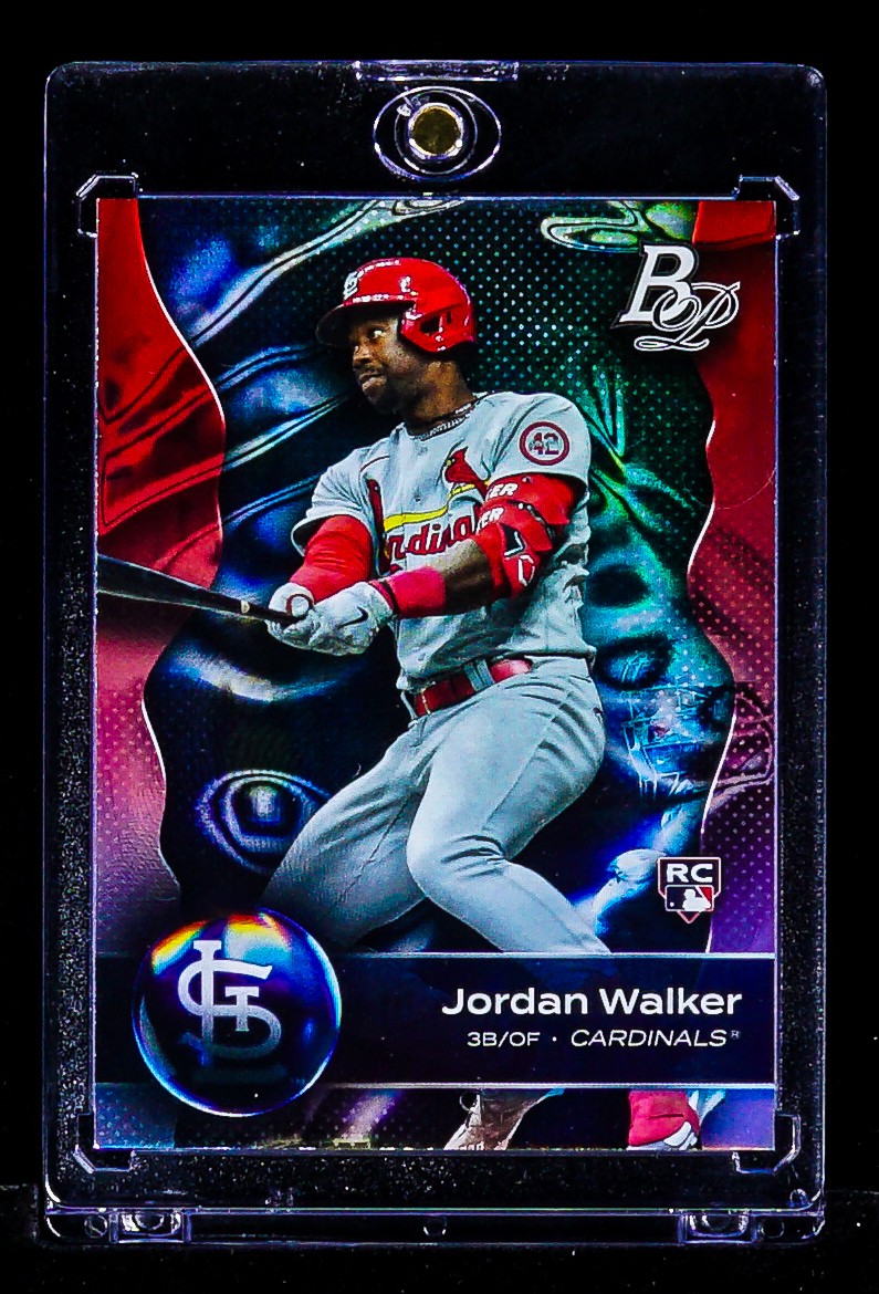Jordan Walker SILVER REFRACTOR ROOKIE CARD Cardinals RC