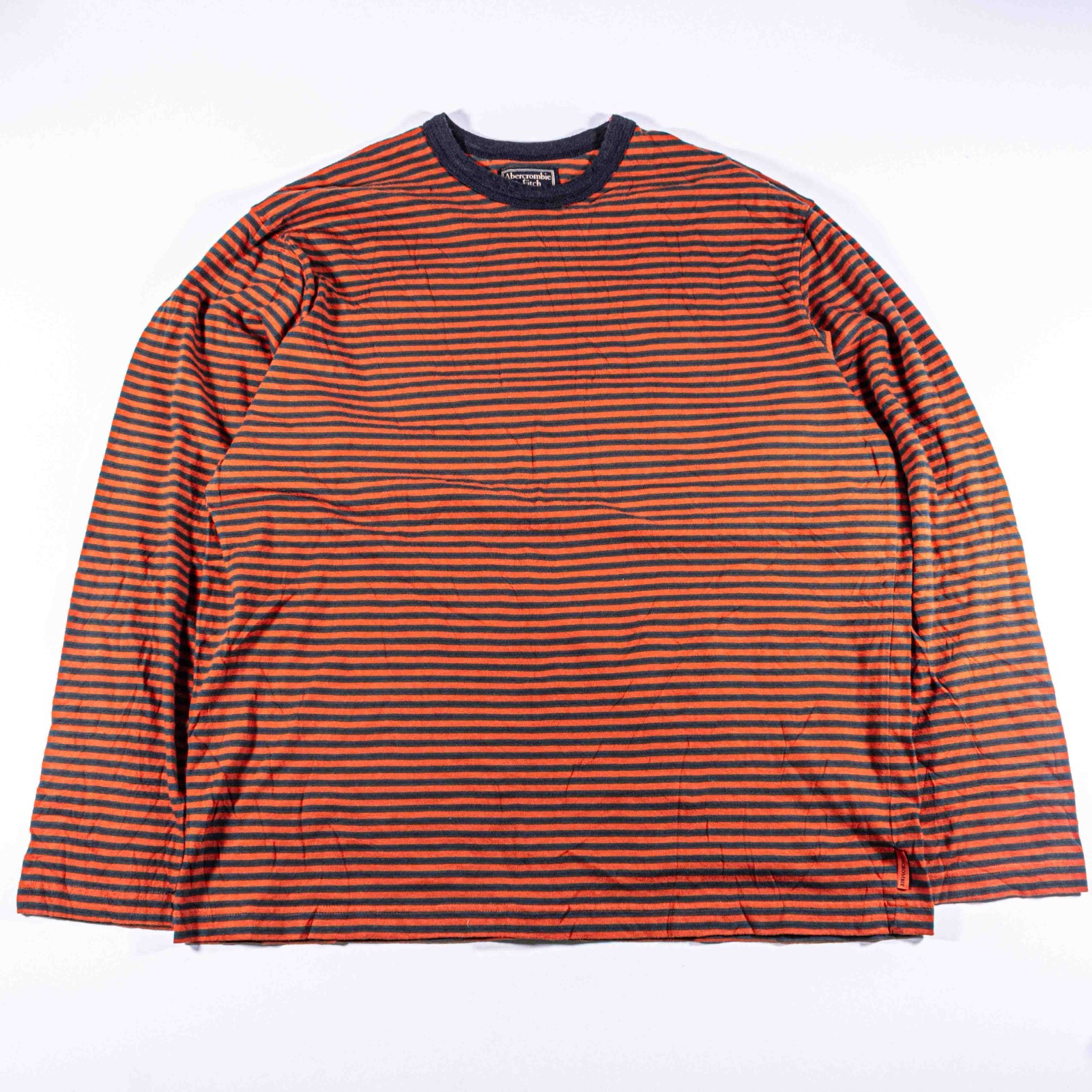 Vintage 90s Abercrombie & Fitch Striped Long Sleeve T-Shirt Mens XL Grunge