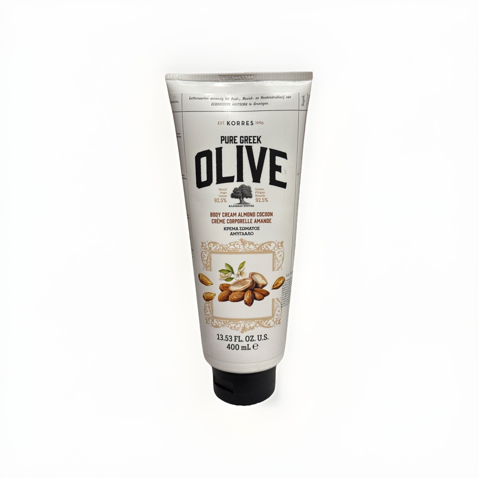 Korres Pure Greek Olive Almond Cocoon Body Creme 13.53 OZ Sealed