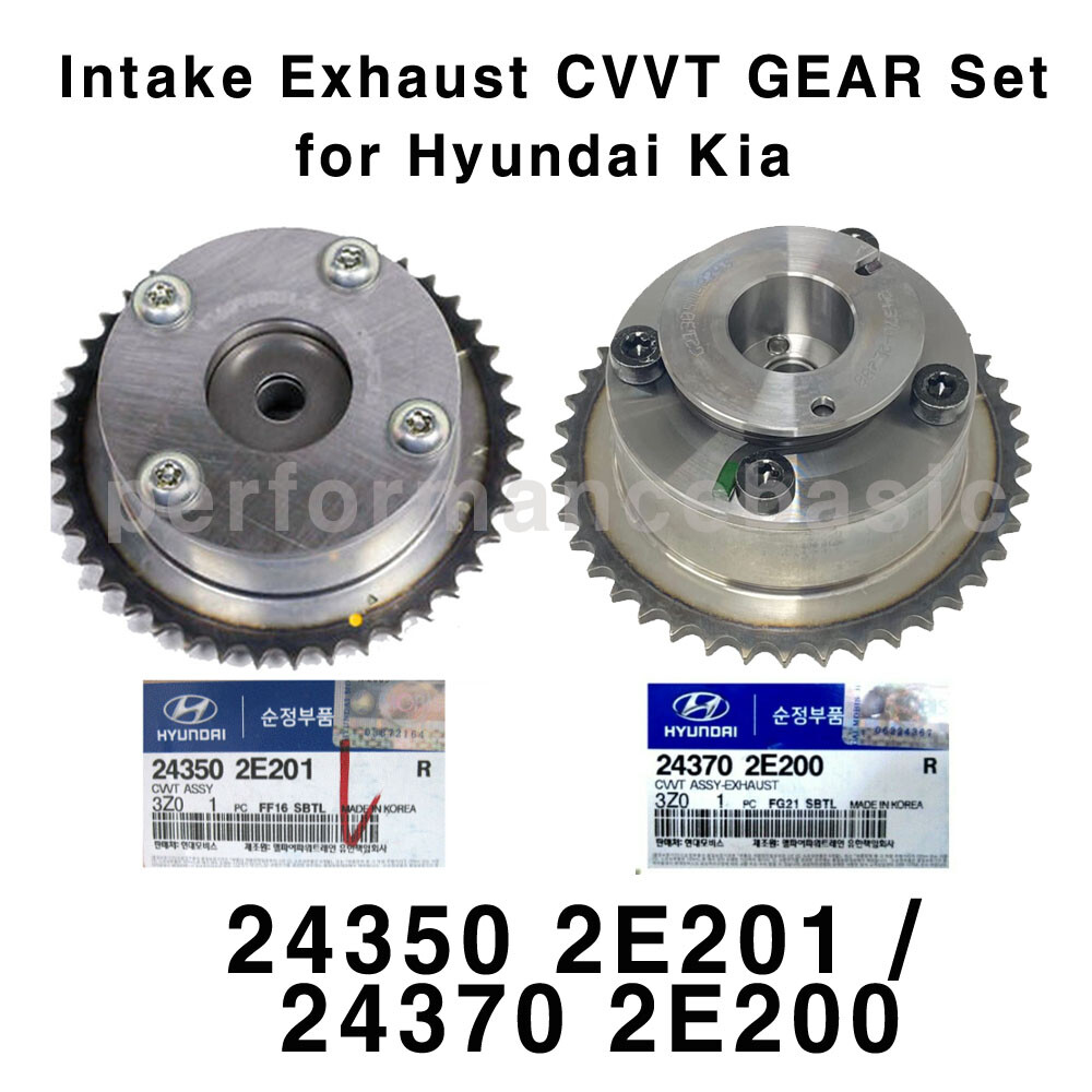 OEM Intake Exhaust CVVT GEAR 2p Set for Hyundai Elantra Tucson Kia Forte Soul