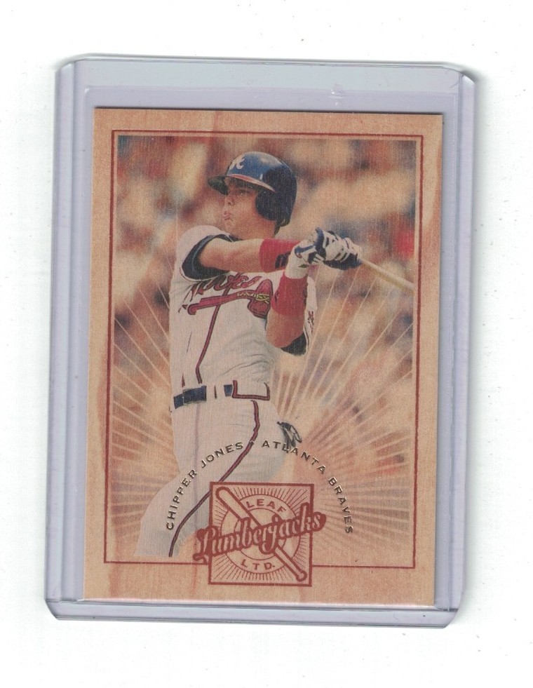 1996 Leaf Limited Lumberjacks #7 Chipper Jones 1881/5000 1996 Leaf Limited Lumberjacks #7 Chipper Jones 1881/5000