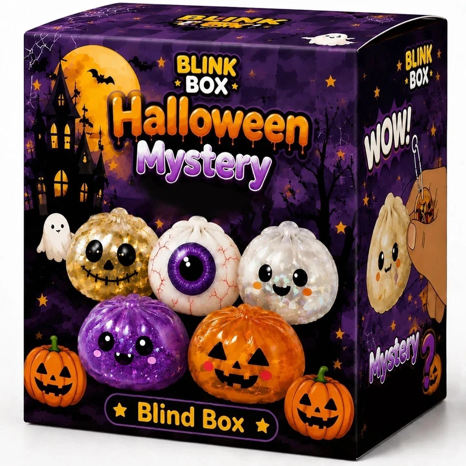 Fun Halloween Ghost Dumpling Squishy Slow Rising Stress Toy TL Fun Halloween Ghost Dumpling Squishy Slow Rising Stress Toy TL