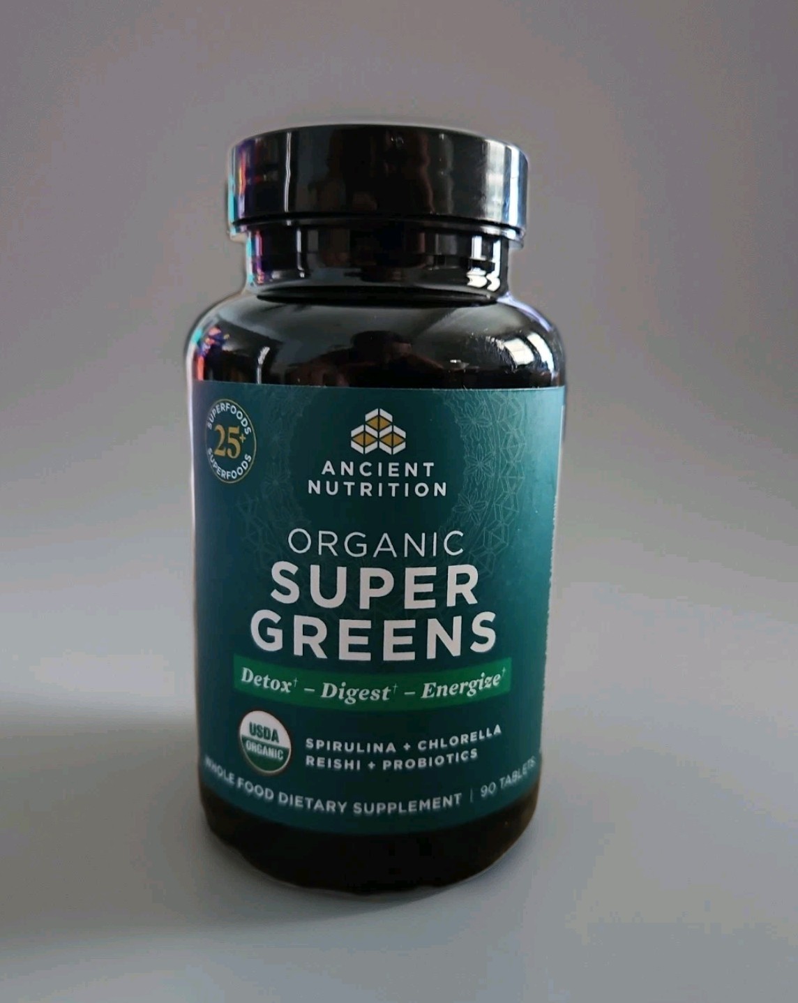 Ancient Nutrition Organic Super Greens -- 90 Tablets Exp 9/27 Ancient Nutrition Organic Super Greens -- 90 Tablets Exp 9/27