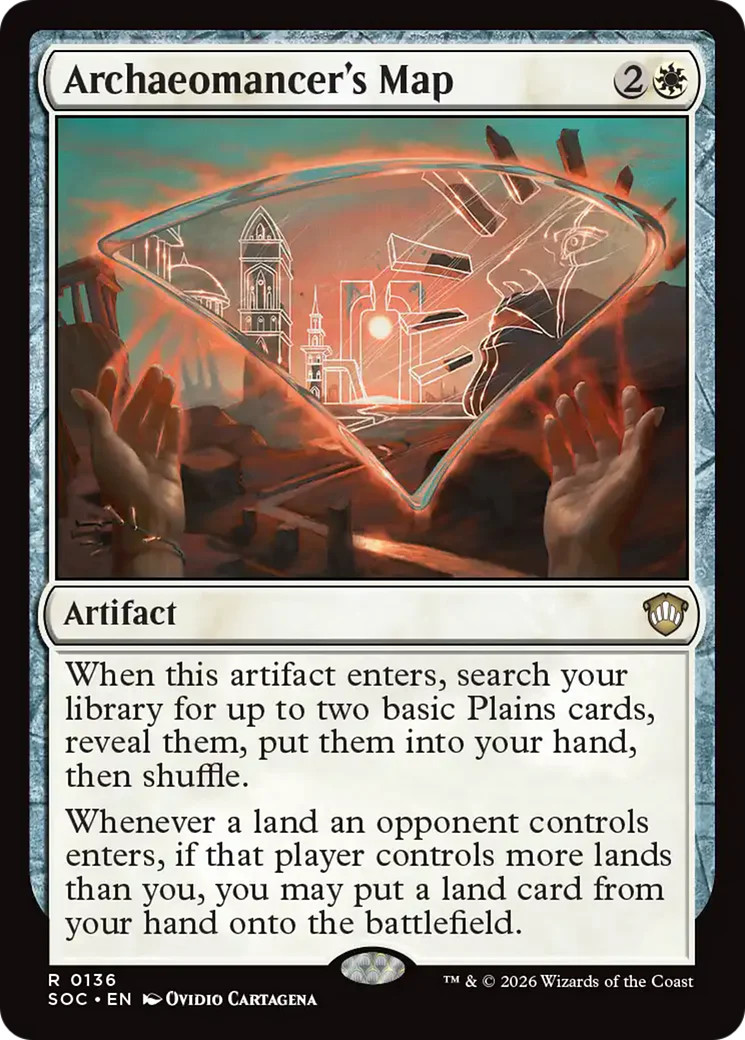 MTG Archaeomancer\'s Map [Secrets of Strixhaven Commander] Near Mint Magic
