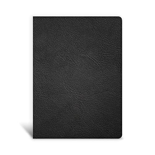 KJV Single-Column Wide-Margin Bible, Holman Handcrafted Collection, Black...