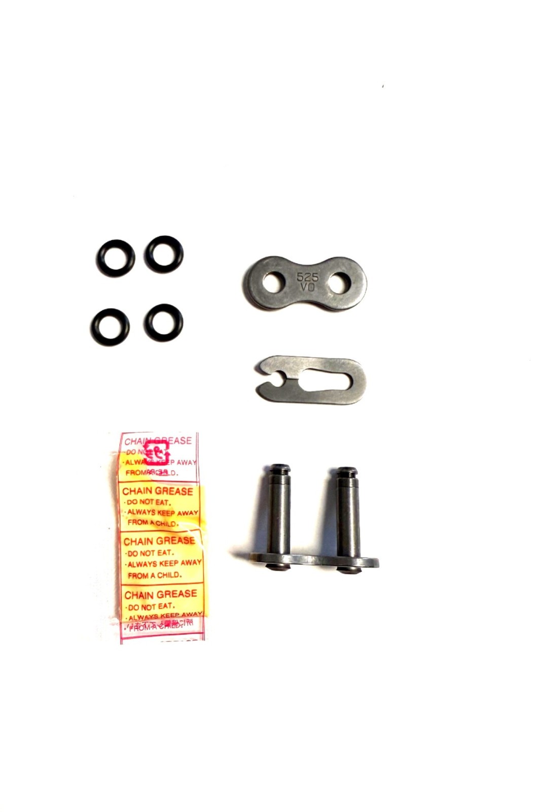 DID 525VO O-ring Clip Style Connecting Natural Master Link - FJ525VO