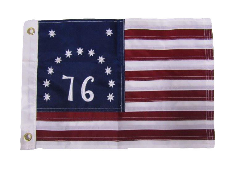 12x18 Ft BENNINGTON 76 FLAG EMBROIDERED NYLON USA 1776 BATTLE Motorcycle Boat 12x18 Ft BENNINGTON 76 FLAG EMBROIDERED NYLON USA 1776 BATTLE Motorcycle Boat