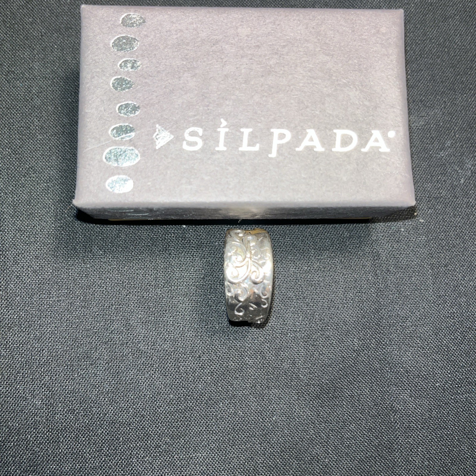 Vin. Silpada Poseidon Ring Sterling Silver .925  R2753 Sz 8