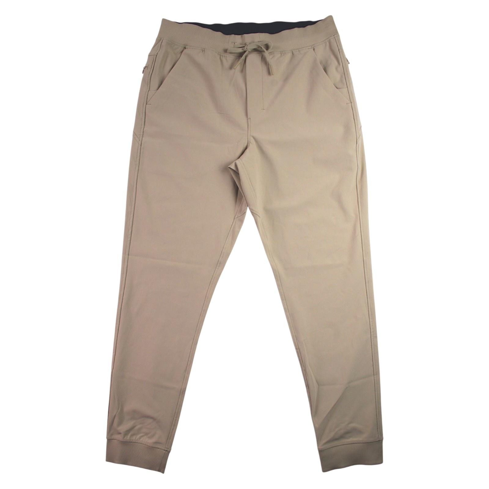 Birddogs Boom Jogger Pants Mens XL Beige Tapered Drawstring Waist $128 NEW