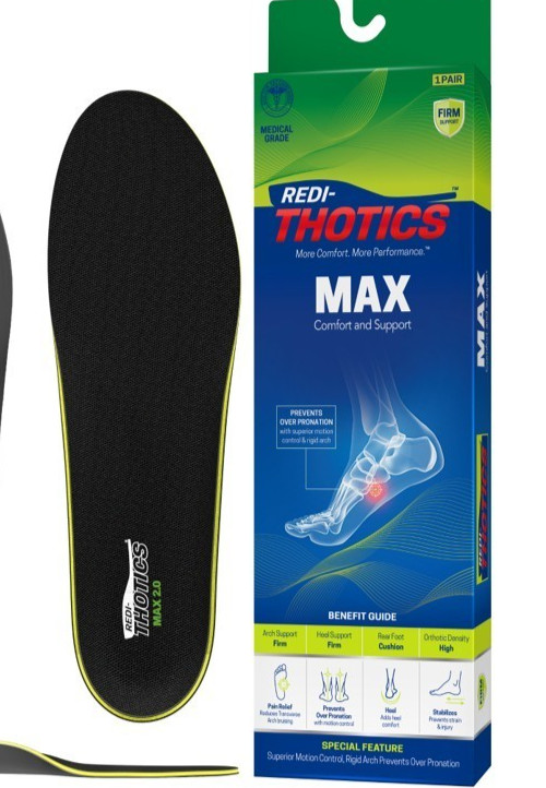 New Box Pair Redi Thotics Max Orthotic Insoles Firm Size A Redi-Thotics New Box Pair Redi Thotics Max Orthotic Insoles Firm Size A Redi-Thotics