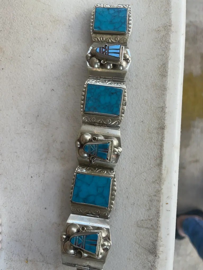 taxco sterling silver bracelet turquoise 925 taxco sterling silver bracelet turquoise 925