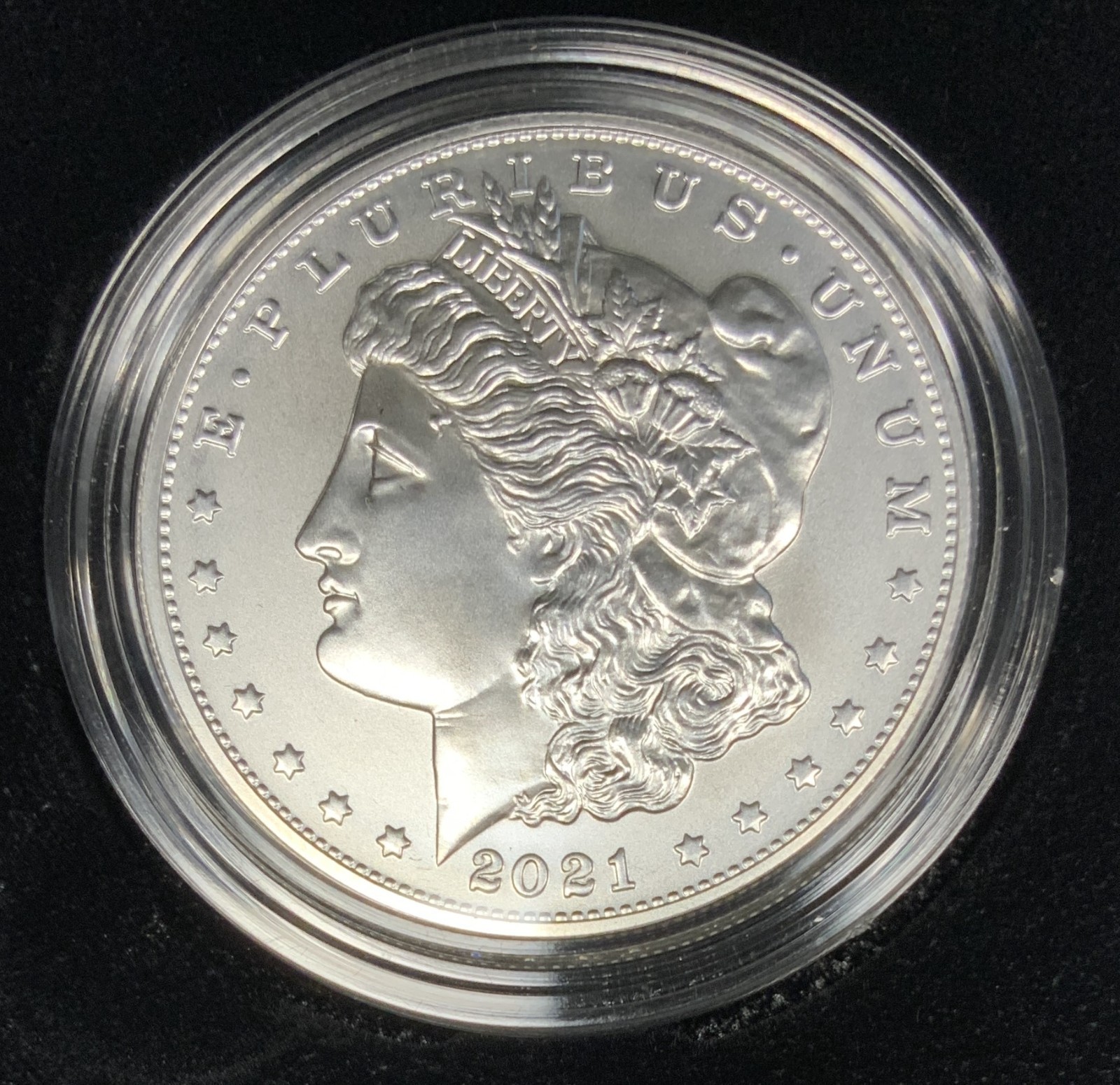 2021-O Morgan Silver Dollar New Orlean\'s Mint Mark US Mint OGP Box COA .999