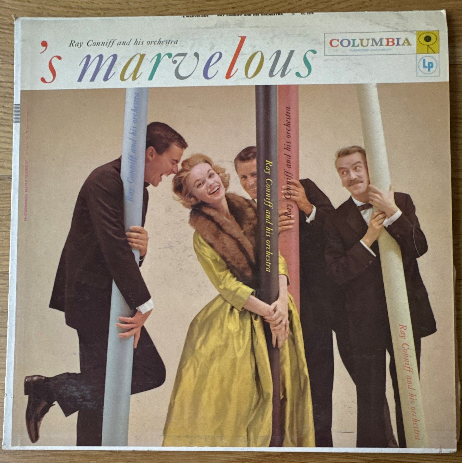 Vintage 1957 Ray Conniff ’S Marvelous Vinyl LP – Columbia CL 1074 Mono – Easy Li