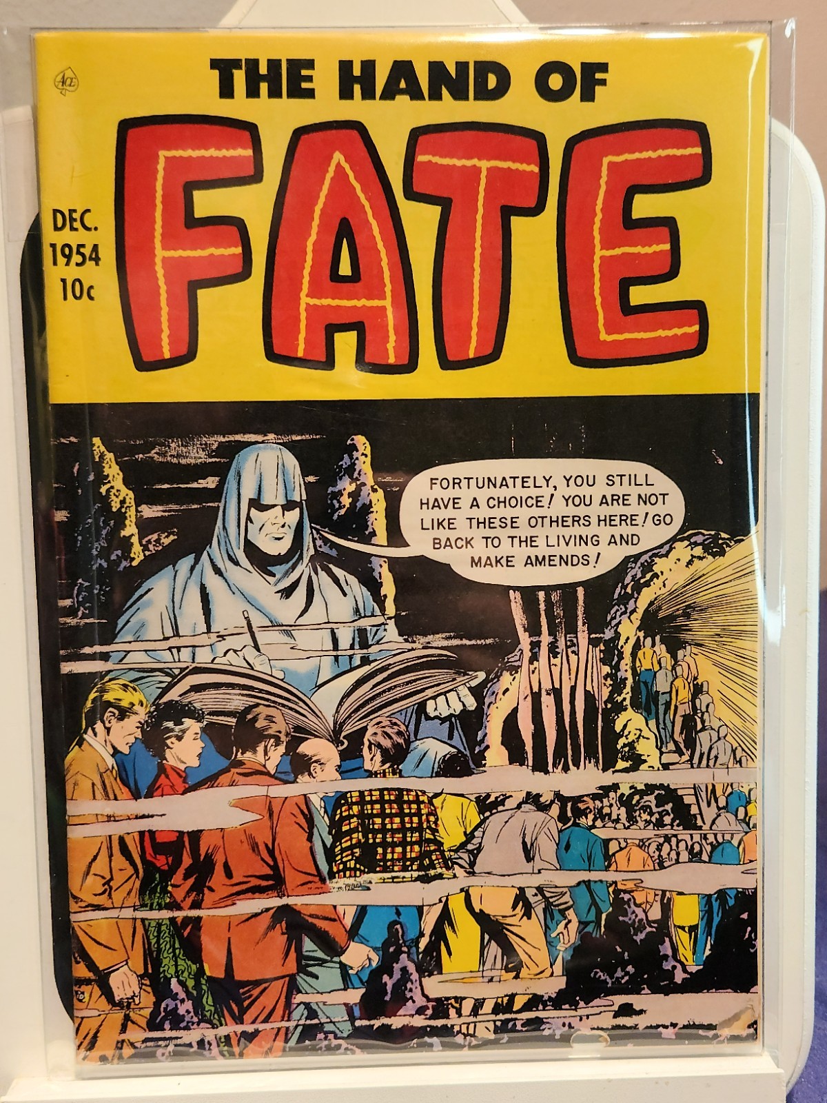 Hand of Fate #25 1954 Ace Precode Horror Beautiful Golden Age