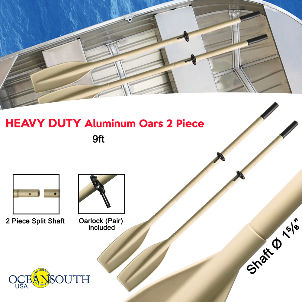 Oceansouth Heavy Duty Aluminium Oars (Split Shaft) Length 9\'