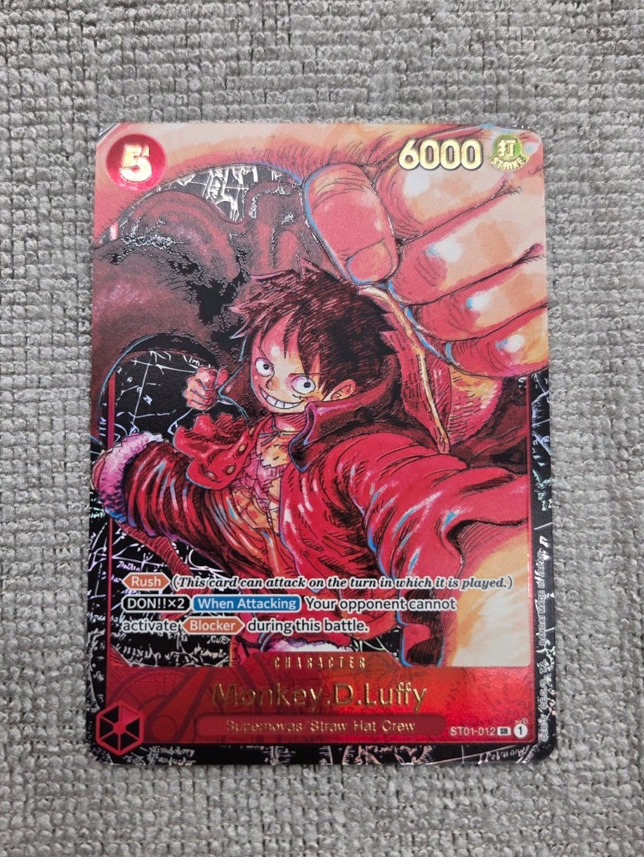 Monkey.D.Luffy ST01-012 Alt Art One Piece Awakening of the New Era NM