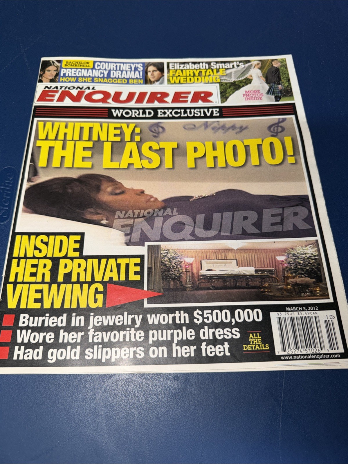 NATIONAL ENQUIRER Magazine-MARCH 5,2012-WHITNEY: THE LAST PHOTO NATIONAL ENQUIRER Magazine-MARCH 5,2012-WHITNEY: THE LAST PHOTO