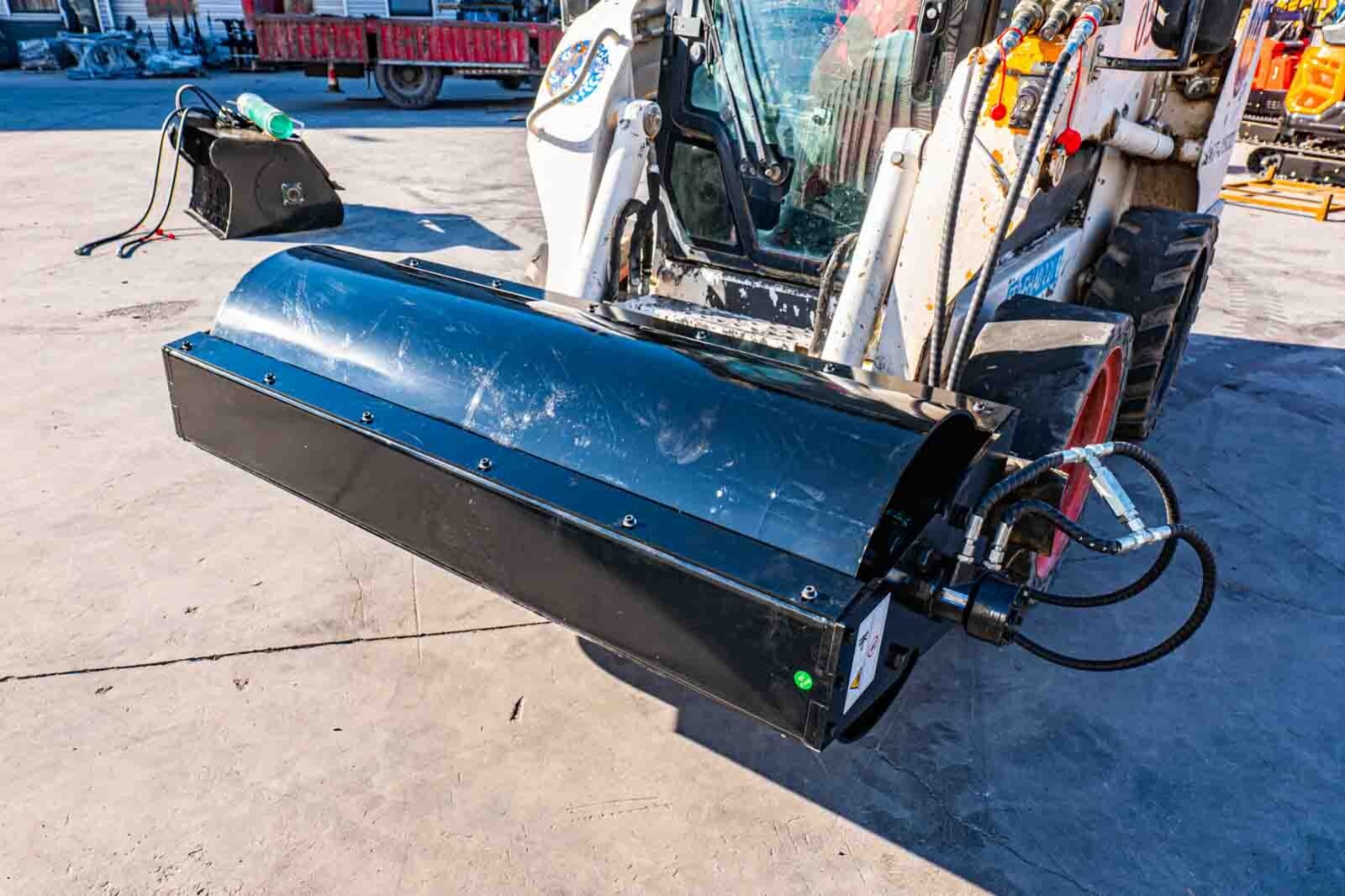 Hot Sale Vibratory Roller Road Compactor Attachment for Bobcat Skid Steer Loader