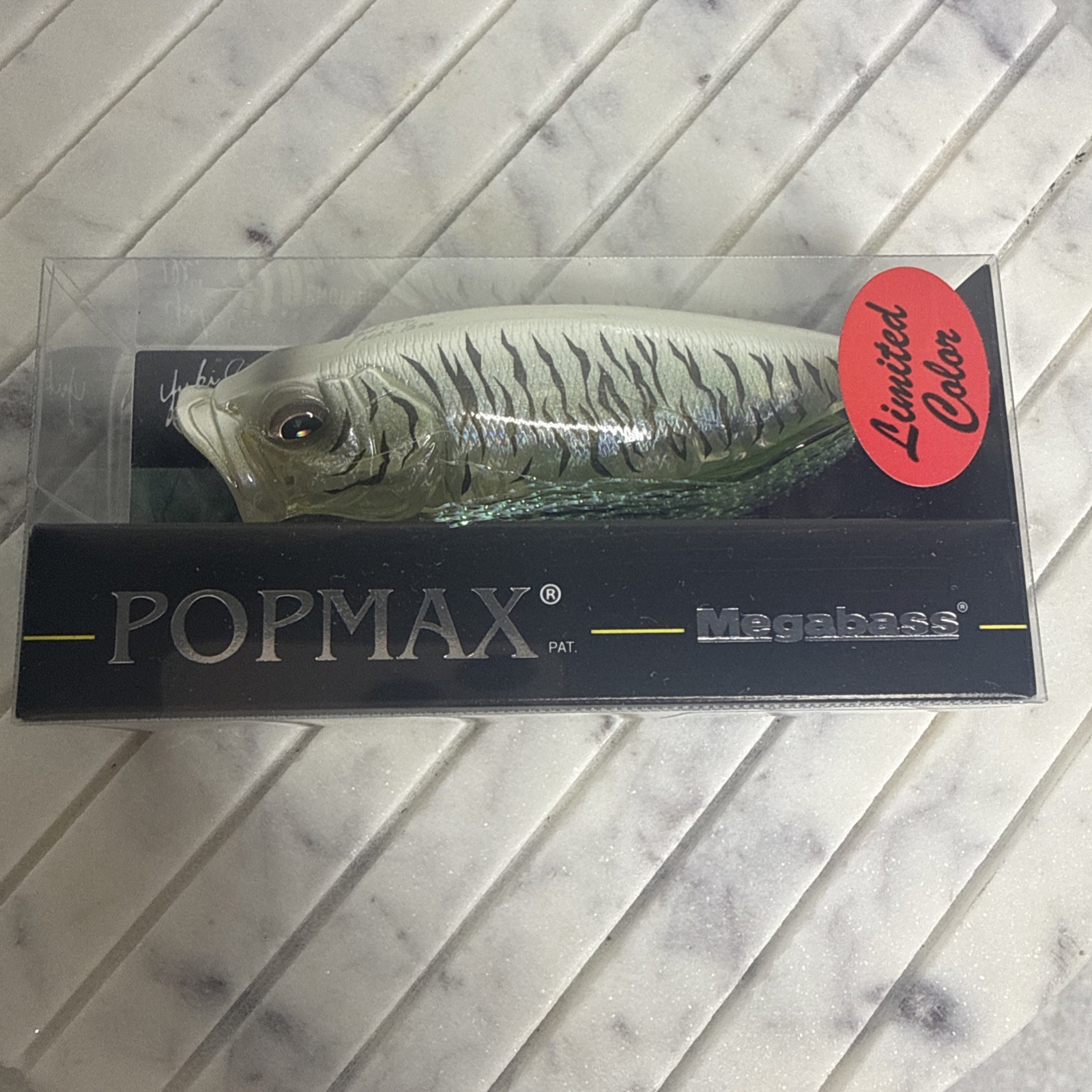 Megabass Popmax In Very Exclusive Limited Bento Color GP SB White Tiger NEW Megabass Popmax In Very Exclusive Limited Bento Color GP SB White Tiger NEW