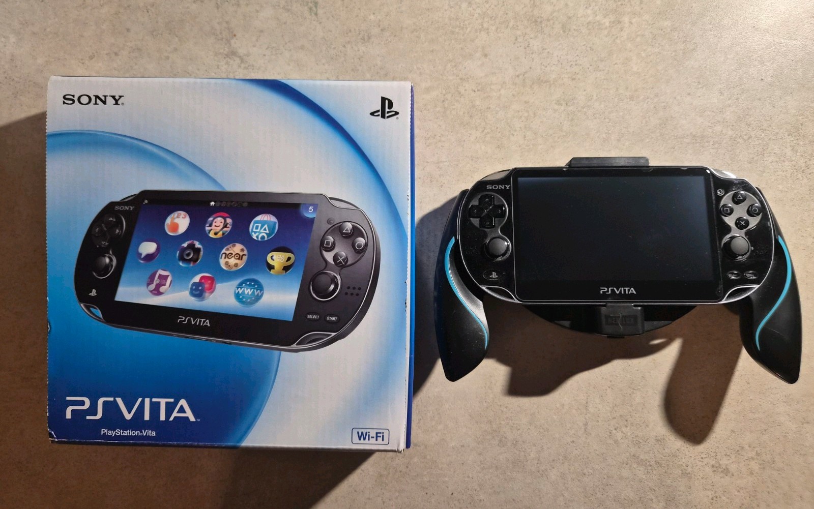Sony PlayStation Vita CIB Crystal Black Gaming Handheld System 1 TB MicroSD
