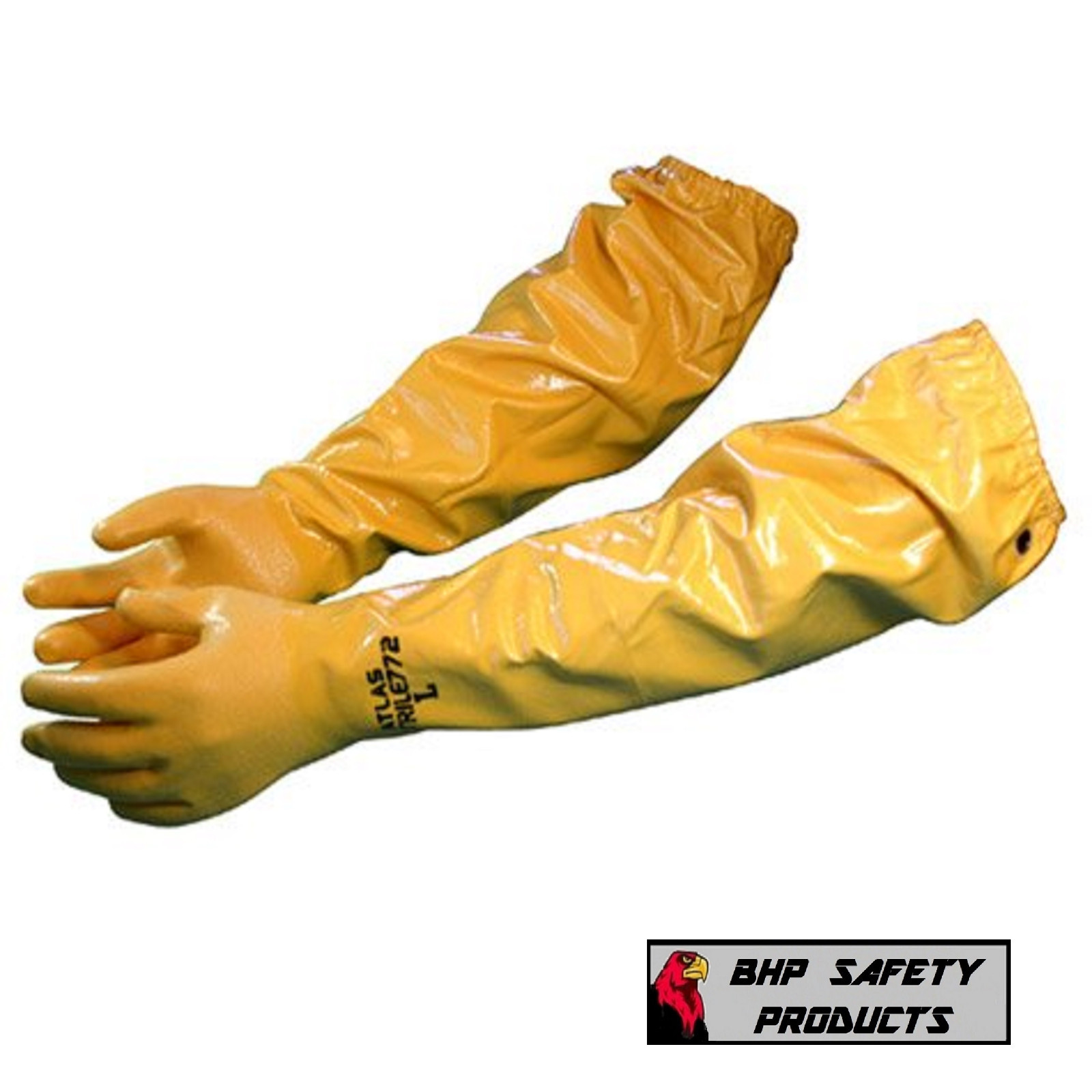 SHOWA ATLAS 772 CHEMICAL RESISTANT GLOVES BEST GLOVE MFG 26