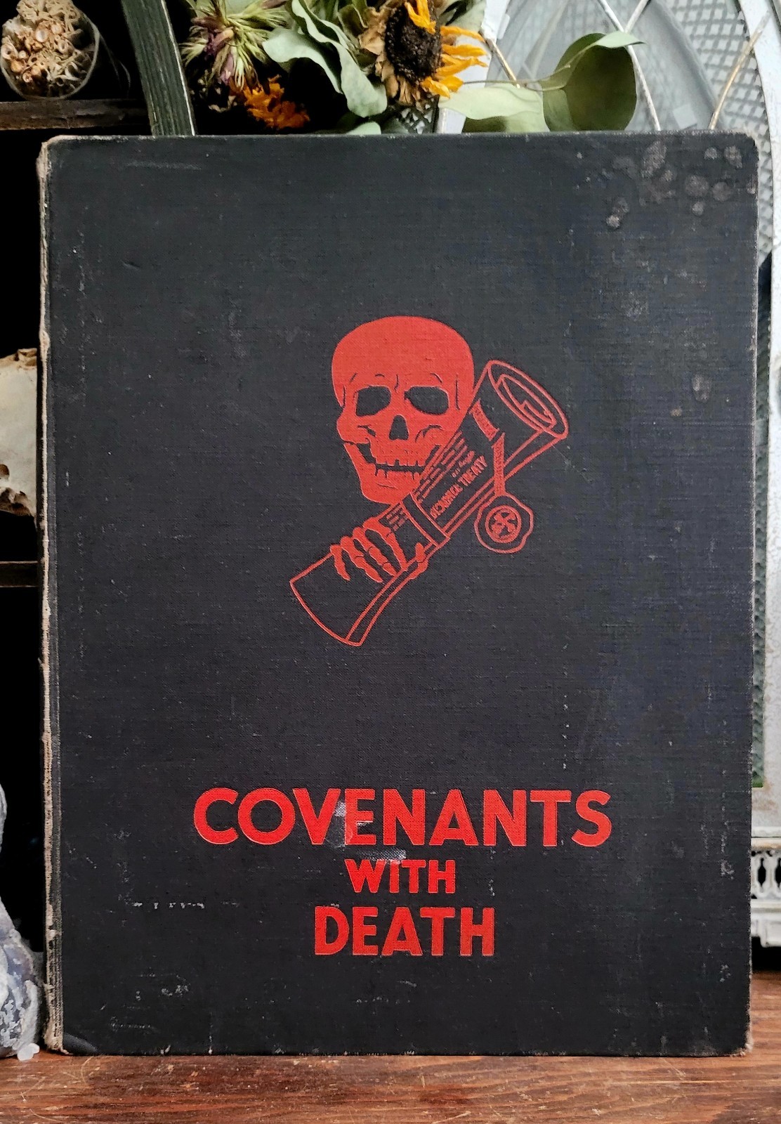 1934 Covenants With Death - Scarce Antique War Photography Book Graphic 1934 Covenants With Death - Scarce Antique War Photography Book Graphic