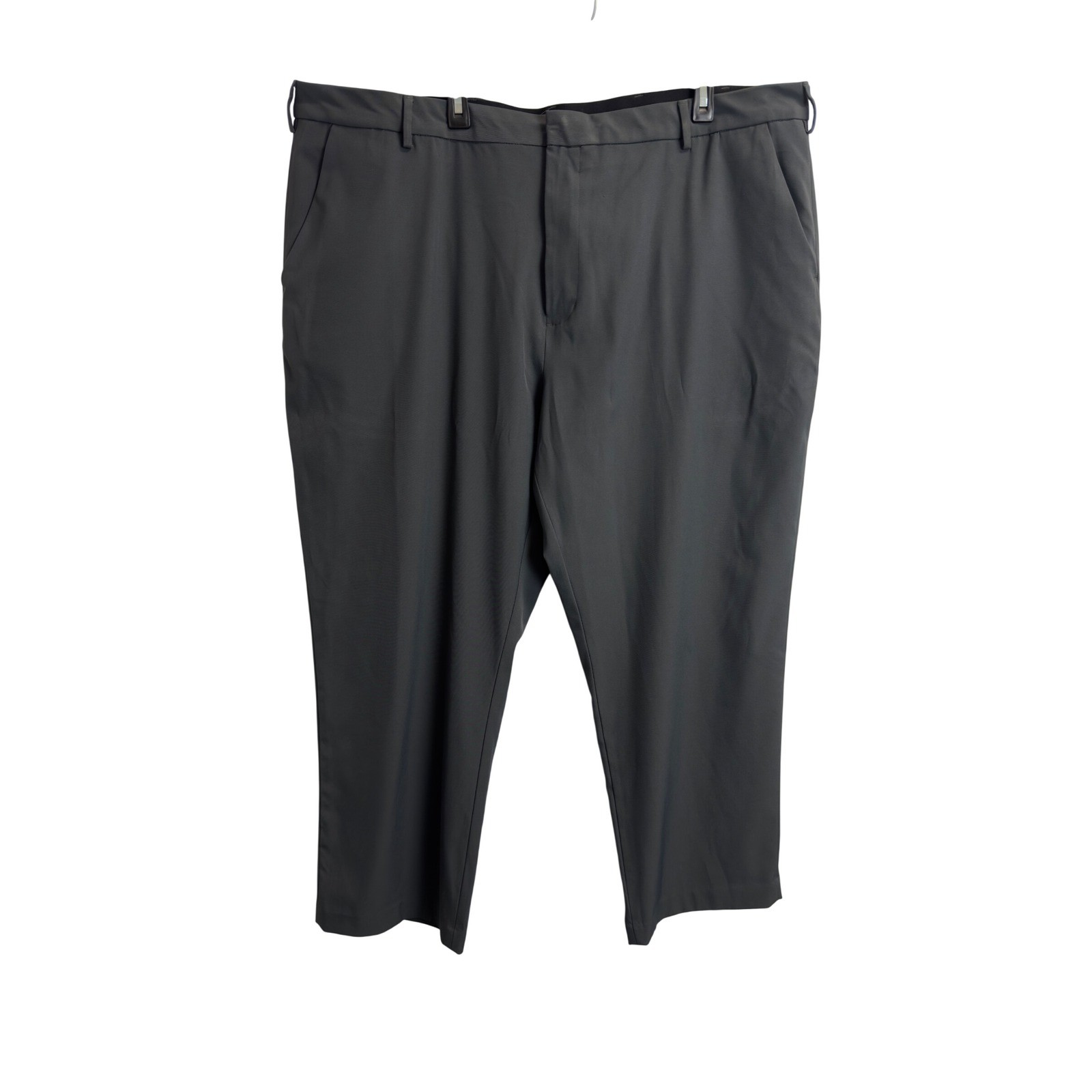 Van Heusen Big & Tall Mens Dress Pants 48x29 Gray Stretch Flat Front Elastic Van Heusen Big & Tall Mens Dress Pants 48x29 Gray Stretch Flat Front Elastic