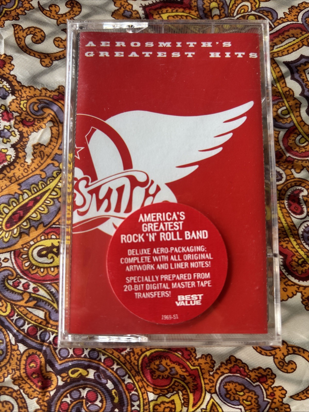 Aerosmith: Aerosmith’s Greatest Hits Cassette 1993 CT 57367 Columbia SEALED Hype
