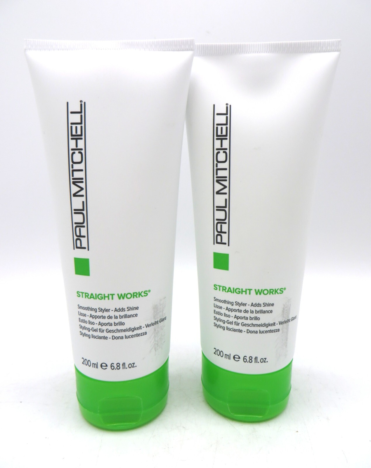 PAUL MITCHELL STRAIGHT WORKS SMOOTHING STYLER 6.8 OZ (Lot of 2)