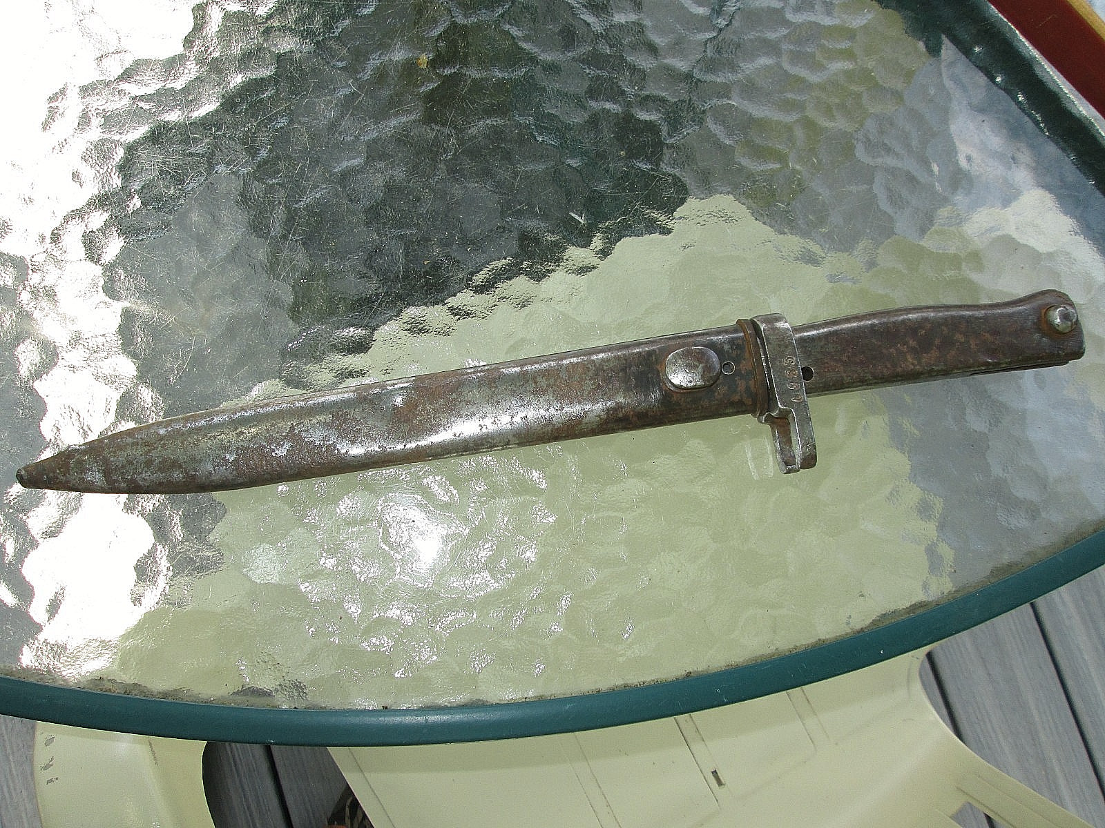 Vintage Eratz WW1 bayonet and scabbard German pre WW1 Vintage Eratz WW1 bayonet and scabbard German pre WW1